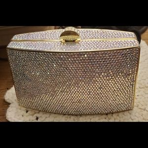 Judith Leiber vintage crystal clutch.